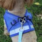 Reflective Paw Print Harness Leash XS-XL Set Puppy Dog Soft Mesh Vest Lead Outdoors Pet Walk