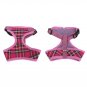 No Pull Plaid Pattern Pet Harness XS-XL Soft Mesh Vest Adjustable Chest Strap Collar Puppy Dog Walk