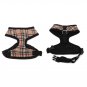 No Pull Plaid Pattern Pet Harness XS-XL Soft Mesh Vest Adjustable Chest Strap Collar Puppy Dog Walk