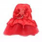 Tutu Lace Skirt Pet Bow Dress XXS-XS Puppy Dog Kitten Cat Costume Pets Clothes