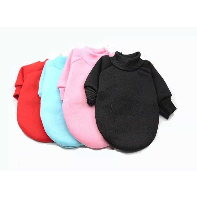 Basic Dog Sweater Sweatshirt XS-XL Puppy Dog Top Cat Apparel Shirt Warm Coat Clothes