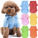Colorful Collar Pet Polo Shirt S-XL Puppy Dog Cat Top Fashion Formal Dressy Apparel Pets Clothes