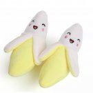 Squeaky Banana Pet Plush Chew Toy Puppy Dog Plush Training Sound Funny Squeaker Chew Toys