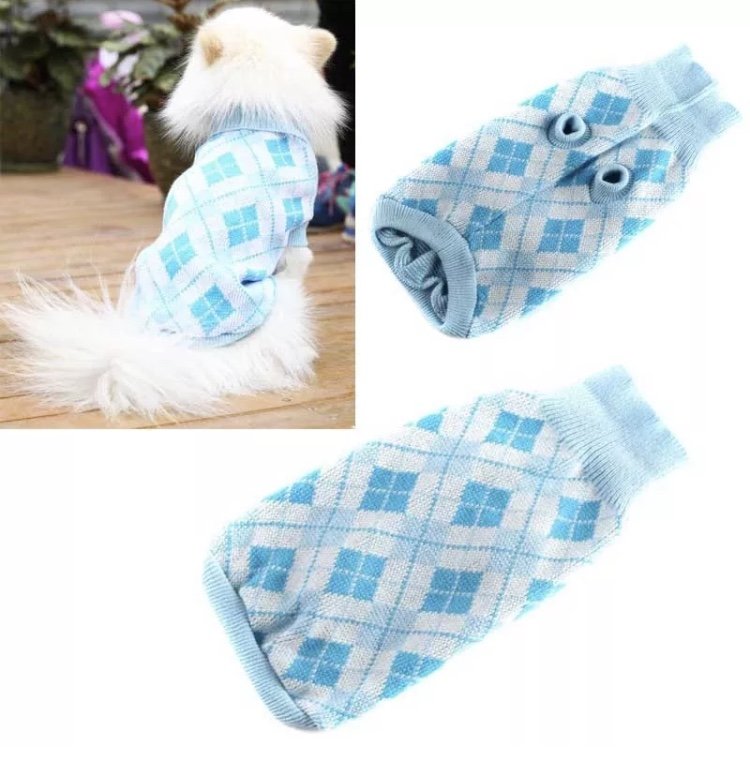 Pet Knit Pullover Sweater XS-2XL Puppy Dog Kitten Cat Warm Clothes Coat Outwear Fashion Apparel