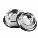 Stainless Steel Pet Animal Feeder Bowl Puppy Dog Choke Puppy Cat Slow Down Eating Feeding Supplies