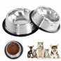 Stainless Steel Pet Animal Feeder Bowl Puppy Dog Choke Puppy Cat Slow Down Eating Feeding Supplies