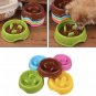 Pet Animal Plastic Bowl Slow Eater Puppy Dog Feed Eat Cat Slower Eating Food Training