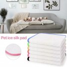 Pet Ice Silk Cooling Pad Mat Size S-L Summer Relief Ice Cooler Puppy Dog Cat Supplies