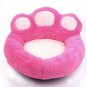 Paw Print Shape Pet Bed Nest S-XL Puppy Dog Warm Fleece Kennel Mats Blanket Cat Beds Cushion House