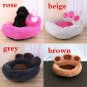 Paw Print Shape Pet Bed Nest S-XL Puppy Dog Warm Fleece Kennel Mats Blanket Cat Beds Cushion House