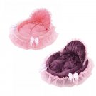Princess Nest Lace Ruffles Pet Bed S-L Puppy Dog Kitten Cat Pretty Fashionable Comfortable Kennel