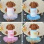 Tutu Bow Skirt Dress Pet XS-XL Puppy Dog Kitten Cat Wedding Costume Apparel Pets Clothes