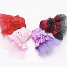 Tutu Lace Skirt Pet Bow Dress XXS-XS Puppy Dog Kitten Cat Costume Pets Clothes
