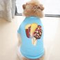 Desserts Printed Pet T-Shirt XS-XXL Puppy Dog Kitten Cat Candy Icecream Spring Summer Pets Clothes