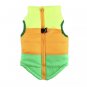 Waterproof Padded Color Pet Vest XS-L Color Block Warm Jacket Puppy Dog Coat Key Ring Outdoor Walk