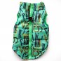 Padded Print Color Pet Vest XS-L Waterproof Warm Jacket Puppy Dog Design Coat Key Ring Outdoor Walk
