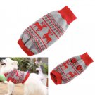 Pet Knit Reindeer Sweater XS-2XL Puppy Dog Kitten Cat Warm Clothes Coat Outwear Xmas Fashion Apparel