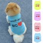 Small Dog Big Heart Pet Tank XS-L Clothes Top Puppy Dog Shirt Fashion Love Pets Apparel