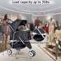 Pet Stroller 35 LB Animal Puppy Dog Kitten Cat Holder 3 Wheels Outdoors Travel Folding Carrier