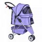Pet Stroller 35 LB Animal Puppy Dog Kitten Cat Holder 3 Wheels Outdoors Travel Folding Carrier