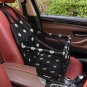 Pink Pawprint Anti Slip Waterproof Folding Safety Pet Dog Car Seat Cover Holder Carrier