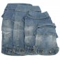 Blue Jean Denim Pet Jacket XS-2XL Cute Puppy Dog Cat Coat Clothes Costume Apparel