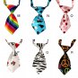 Graphic Print Patterns Pet Necktie Adjustable Puppy Dog Cat Holiday Prop Neck Tie Collar Accessories