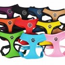 Paw Print Pet Harness XS-XXL Puppy Dog Cat Soft Mesh Control Walking Outdoors Collar