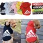 Adidog Pet Pullover Hoodie XS-2XL Sweater Pet Puppy Dog Apparel Clothes Fashion Style Jacket