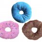Squeaky Donut Plush Pet Chew Toy Dog Puppy Squeaker Quack Sound Play Training Interactive Toys