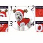 Xmas Tree Antlers Pet Hoodie XS-XL Christmas Puppy Dog Clothes Cute Design Warm Red Coat