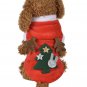 Xmas Tree Antlers Pet Hoodie XS-XL Christmas Puppy Dog Clothes Cute Design Warm Red Coat