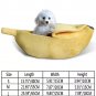 Banana Pet Bed House Kennel S-XL Puppy Dog Kitten Cat Sleep Cushion Cover Nap Bedding Pets Nest