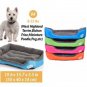 Paw Print Pet Cushion Bed S-L Dog Cat Warm Soft Puppy Kitten Sleep House Sofa Mat Pad Kennel