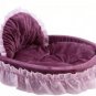 Princess Nest Lace Ruffles Pet Bed S-L Puppy Dog Kitten Cat Pretty Fashionable Comfortable Kennel