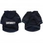 Security Pet Hoodie Swatshirt XS-L Funny Print Top Puppy Dog Sweater Jacket Pets Clothes Apparel