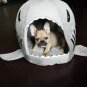 Shark Mouth Pet Bed Nest House S-L Puppy Dog Kitten Cat Comfy House Kennel Sleep Nap Warm Bed