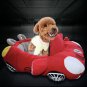 Ferrari Sports Car Shape Pet Bed House Nest Puppy Dog Cat Plush Kennel Sleep Cushion Animal Bedding
