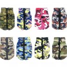 Padded Camo Pet Vest XS-XL Waterproof Camouflage Print Jacket Puppy Dog Key Ring Outdoor Clothes