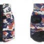 Padded Camo Pet Vest XS-XL Waterproof Camouflage Print Jacket Puppy Dog Key Ring Outdoor Clothes