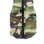 Padded Camo Pet Vest XS-XL Waterproof Camouflage Print Jacket Puppy Dog Key Ring Outdoor Clothes