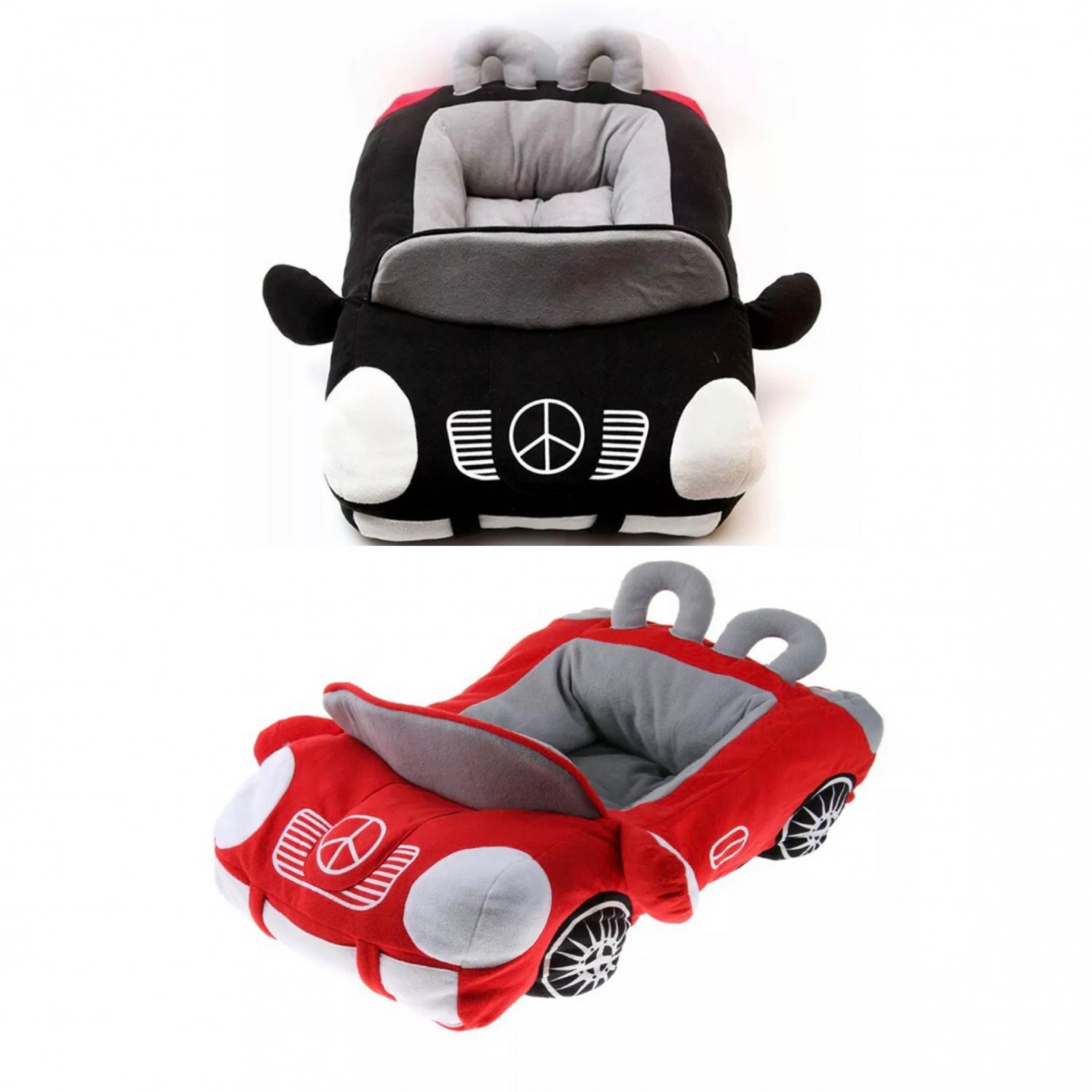 Mercedes Sports Car Shape Pet Bed House Nest Puppy Dog Cat Plush Kennel Sleep Cushion Animal Bedding