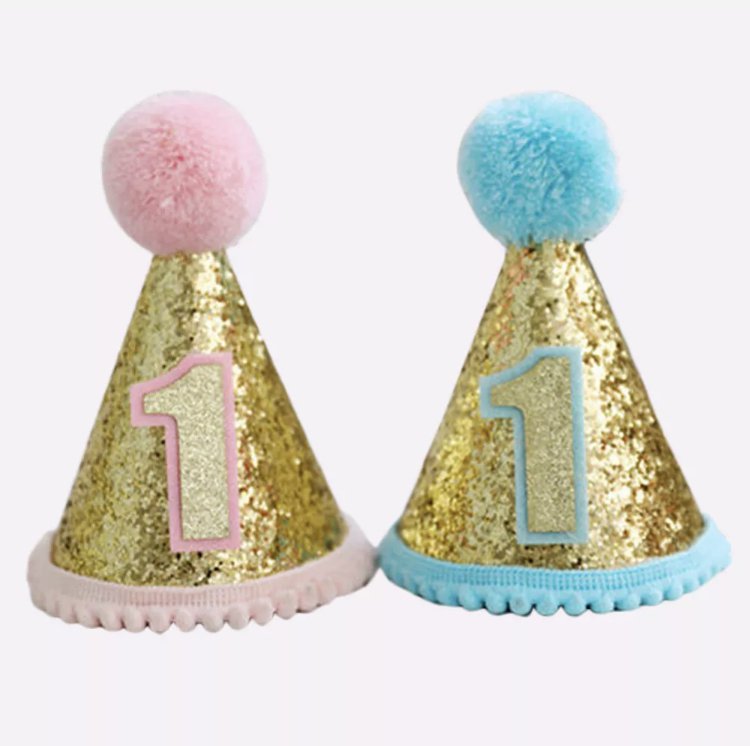Pet Dog Birthday Hat Puppy Cat Costume 1 Year Old Headwear Party Accessories