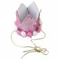 3D Pet Birthday Crown Bow Tie Set Rose Flower Hat Headwear Dog Cat Special Event Party Accessories