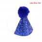 3D Pet Birthday Hat Bow Tie Set Fur Ball Hat Headwear Dog Cat Special Event Party Accessories