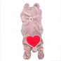 Bear Pet Hooded Jumpsuit XS-XL Puppy Dog Cat Apparel Costume Warm Fleece Winter Pets Clothes