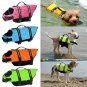 Pet Dog Swimming Life Jacket XXS-XL Top Stripe Reflective Preserver Pet Supplies