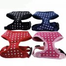 Star Pattern Pet Harness Vest XS-XL Soft Mesh Adjustable Chest Strap Collar Puppy Dog Walk