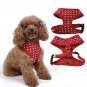 Star Pattern Pet Harness Vest XS-XL Soft Mesh Adjustable Chest Strap Collar Puppy Dog Walk