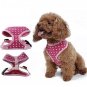 Star Pattern Pet Harness Vest XS-XL Soft Mesh Adjustable Chest Strap Collar Puppy Dog Walk
